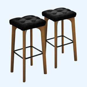 HOUCHICS Height Bar Stools and Kitchen Island Stools Set of 2 pieces