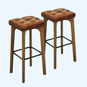 HOUCHICS Height Bar Stools and Kitchen Island Stools Set of 2 pieces