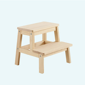 2-Step Stool For Toddlers & Kids (Nature)