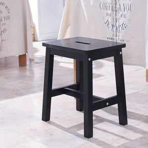 Wood Counter Stool (Black)