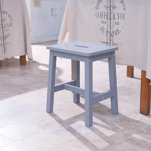 Wood Counter Stool (Gray)