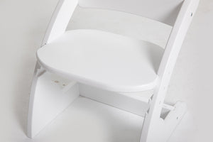 Toddler & Kids Wooden Chair (White)