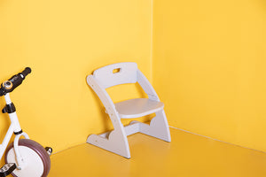 Toddler & Kids Wooden Chair (Gray)