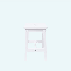 Wood Counter Stool (White)