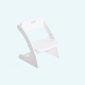 white wooden toddler chair